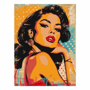 Sexy Lady Canvas Print