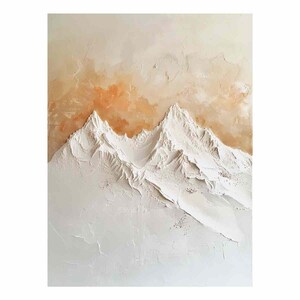 Winter Wonderland 3D Mountain Snow Canvas Print