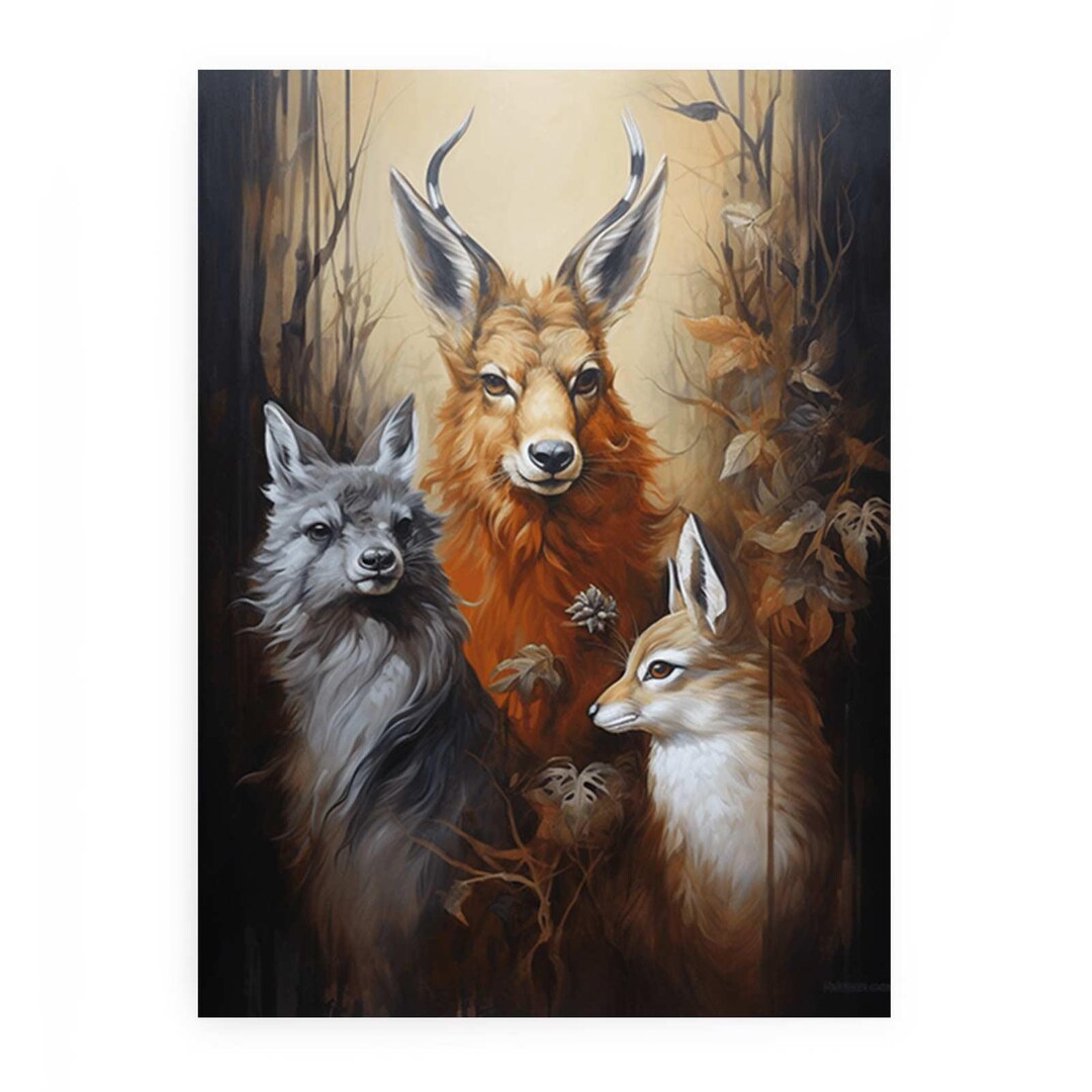 Tableau Animaux Moderne