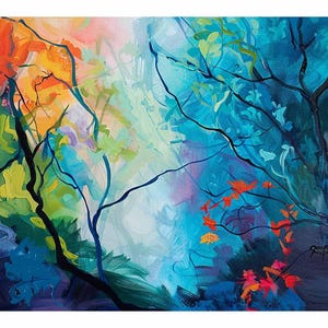 Luxury Fine Art painting Canvas Print