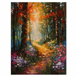 Forest Canvas print for Living room