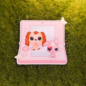 Pegatina de Littlest Pet Shop / Equipo rosa de Nintendo LPS
