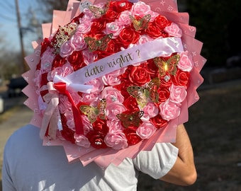 100 eternal roses ramo buchon bouquet