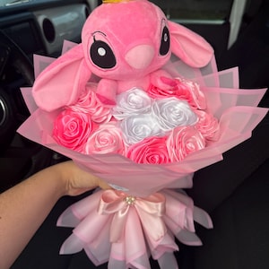 stitch bouquet with plush