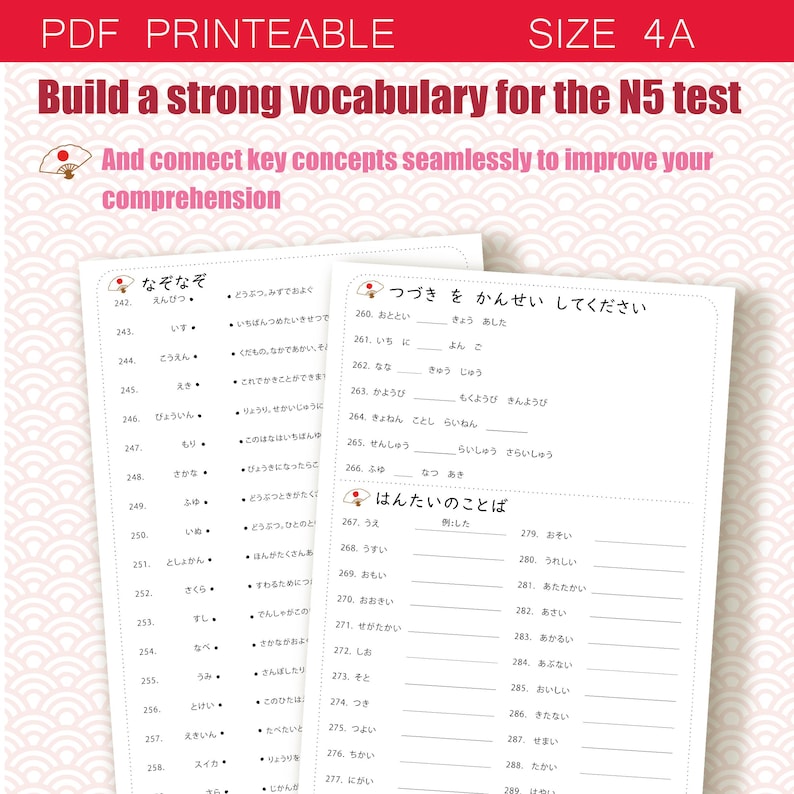 Learn Japanese JLPT N5: 300 Practice Exercises for Kanji, Vocabulary ...