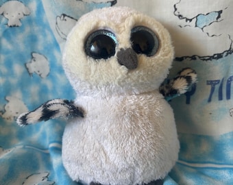 Spells The white and black snowy owl 6” beanie boo no tag