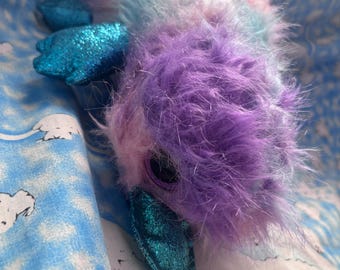 Zappy the blue and purple platypus 9” beanie boo without hang tag