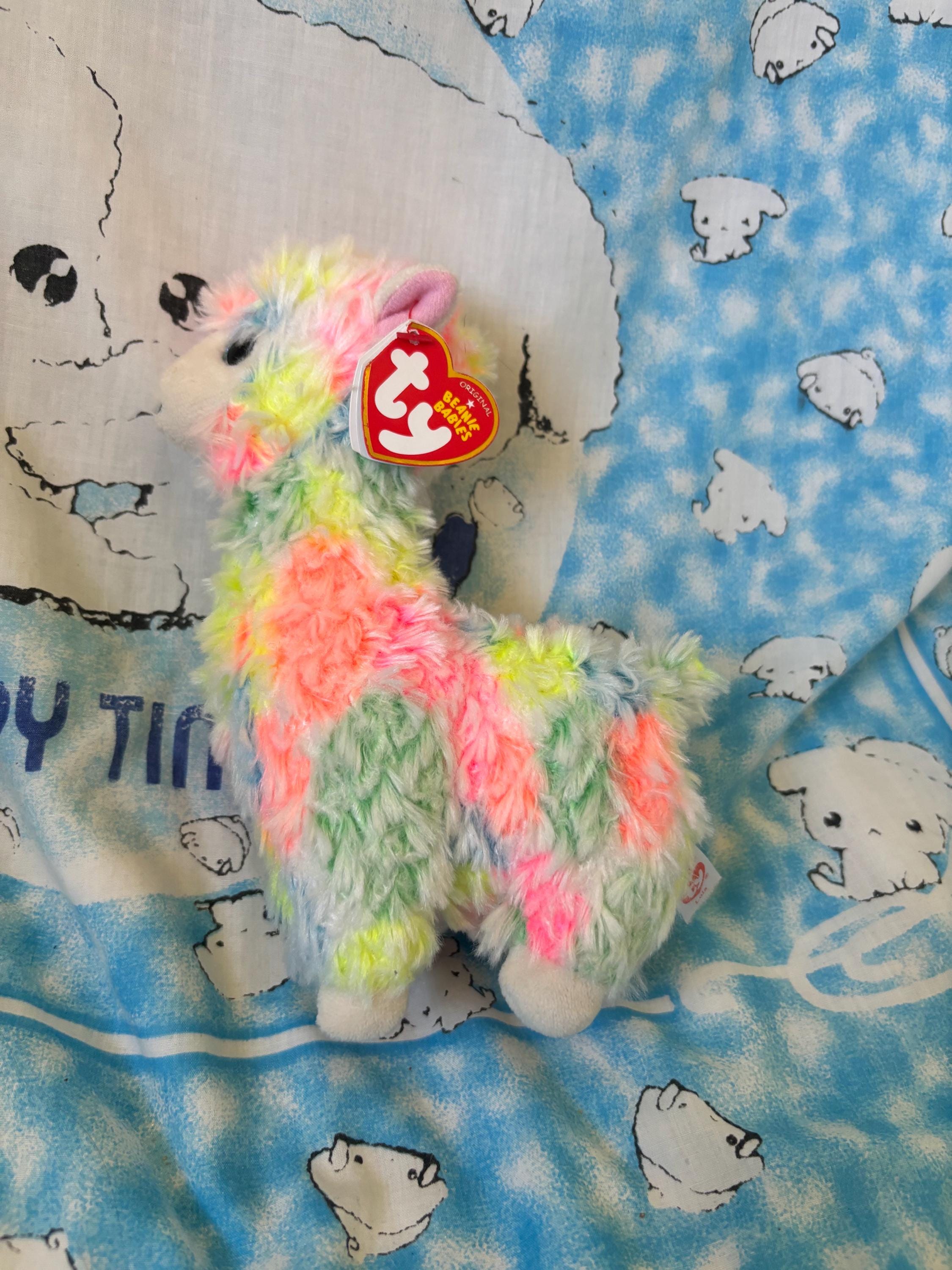 Rainbow Llama Plushie Australia - Main Image