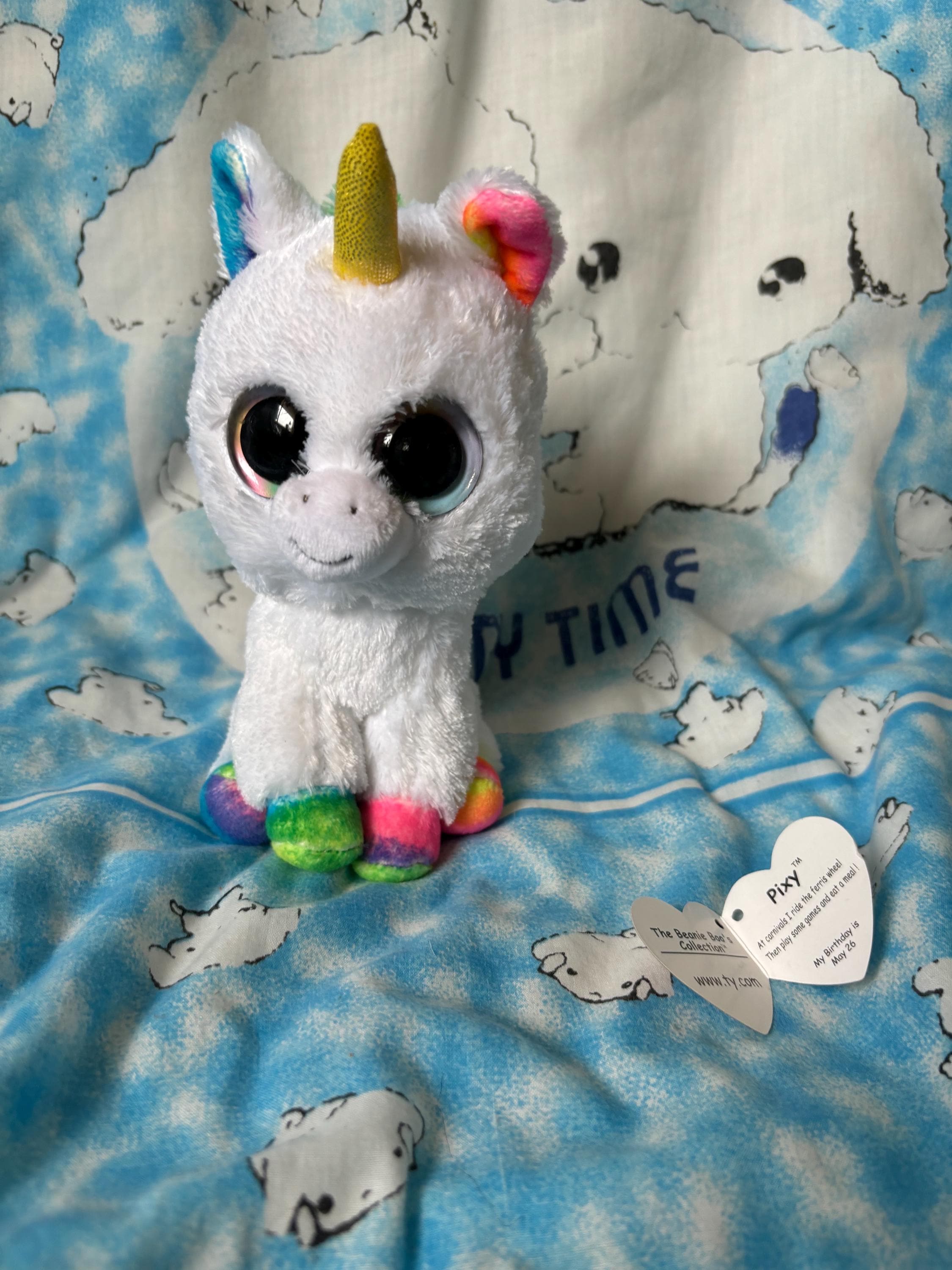 TY Beanie Boos Collection 6" PIXY The Unicorn Plush Stuffed - Foto 3