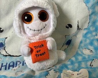Mist the Halloween ghost beanie boo 6 inches comes with loose tag