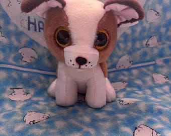 Hugo the Bulldog beanie boo 6” with hang tag