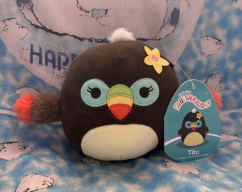 Tito the Toucan 5” squishmallow with tag