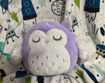 Quartz the purple owl 8” squishmallow no tag