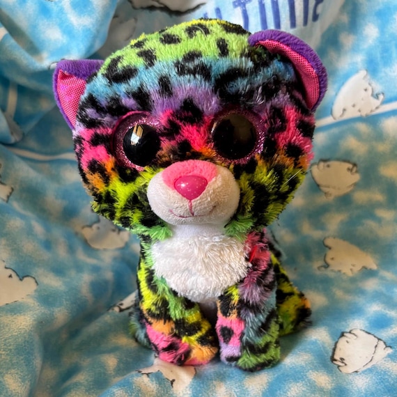 Beanie Boo Dotty Transparent Buy 15cm TY Beanie Boo Plush Leopard