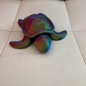 3d printed articulated sea turtle