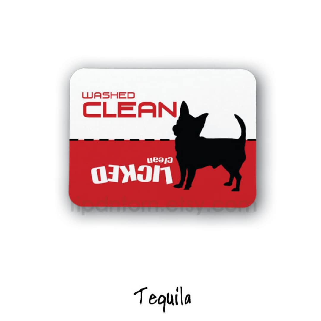 Clean Dirty Dishwasher Magnet, Chihuahua Dog Design - Washed Clean ...
