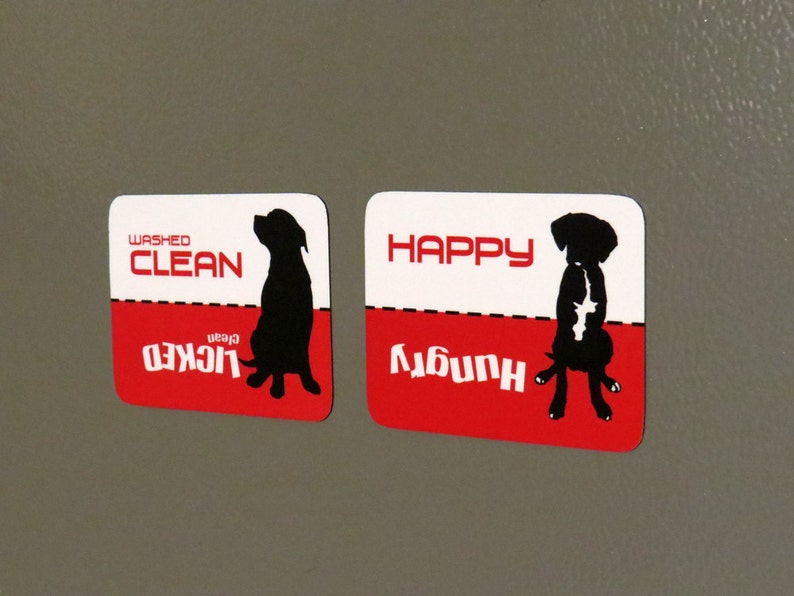 Clean Dirty Dishwasher Cat Design Washed Clean Etsy