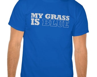 My Grass is Blue Bluegrass Festival Tshirt Tee Shirt - Assorted Colors and Sizes