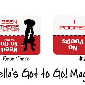 Clean Dirty Dishwasher Magnet, Dog Design - Washed Clean, Licked Clean - Clean Dirty Sign for dishwasher, Great Dane, Boxer, Labrador Puppy image 4