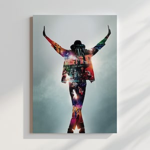 Michael Jackson This Is It Canvas Art | King of Pop Canvas Print | Music Legend Wall Art | Pop Culture Decor