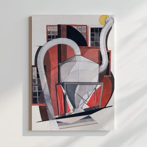 Machinery (1920) by Charles Demuth - High Resolution Precisionist Art Print-Canvas Wall Decor