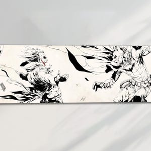 Hero vs. Villain Epic Battle Canvas Art | Dynamic Comic Style Wall Decor