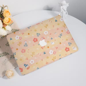 Cartoon Sakura Hard MacBook Case for Air15 Air14 Air13 11, MacBook Pro16 Pro15 Pro14 13, Hard Protect Shell for Macbook Ret15 Ret13 Ret12