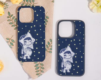 Star Boy Blue Phone Case For iPhone 17 16 Pro Max,iPhone 17 16 15 14 13 12 11,16e,XR XS,17 Air,iPhone Plus Mini,Custom Name