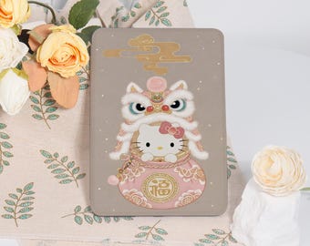 Lucky Cat Case For Kindle 11/12th Paperwhite 10/11/12th KPW6 Colorsoft Basic 2024, 6/6.8/7 inch Personalized Kindle cover Strap