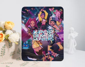 K-Pop Demon Hunters iPad Case For iPad 7/8/9,iPad Air4/5/6,iPad mini 6/7,iPad Pro 2022 2024,iPad 9.7" 10.2" 10.9" 11" , ipad Cover Book Flip