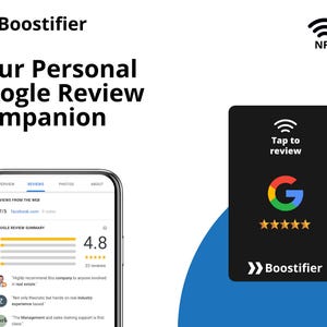 Google NFC-beoordelingskaart | Geef je online aanwezigheid een boost | Versterker | Vraag een beoordelingskaart aan | NFC-kaart | NFC-visitekaartje