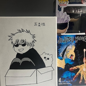 Gojo, Gojo Saturo, JJK, jujutsukaisen, Gojo poster, posters, paintings, anime, anime posters, anime paintings, canvases, canvas