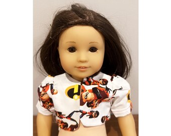 Cute & Fun 18in Handmade Doll Vest/Jacket with cute designs, Dolls, American Doll, Doll Clothes, Doll Vest, Doll Jacket, Gifts for Her