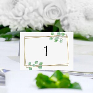 Schicke doppelseitige Hochzeitstischnummern - Hochzeitstischnummern, Tischnummern doppelseitig, Karten kein Ständer erforderlich, bearbeitbare Tischnummern