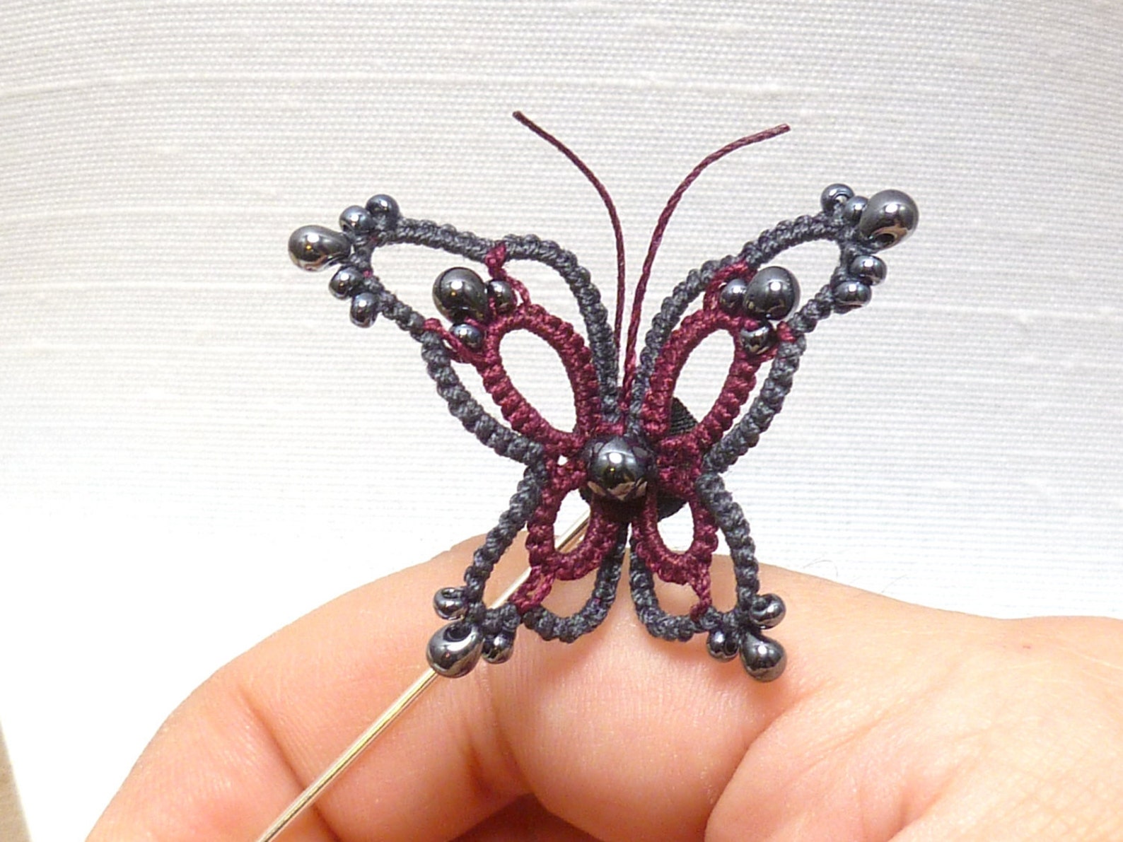 Butterfly stick pin