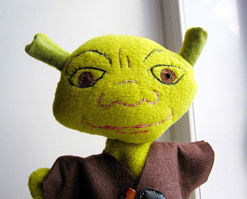 Shrek Hand Puppet handmade original design Education Prop Etsy