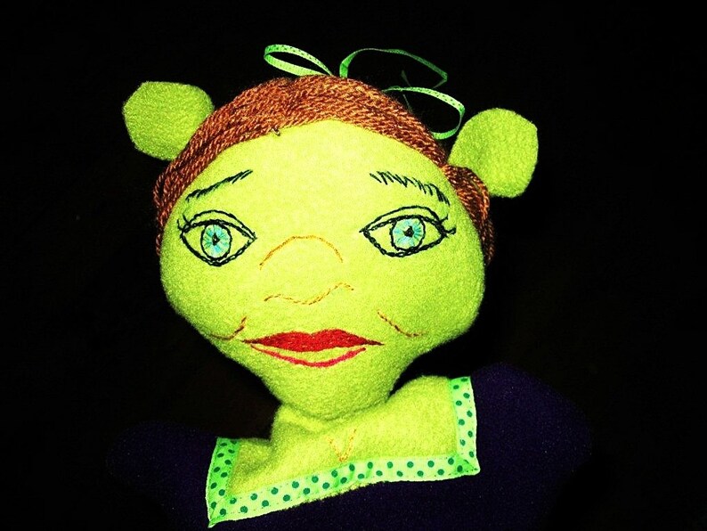 Fiona Hand Puppet of Shrek Creative Play Toycustom Made Etsy