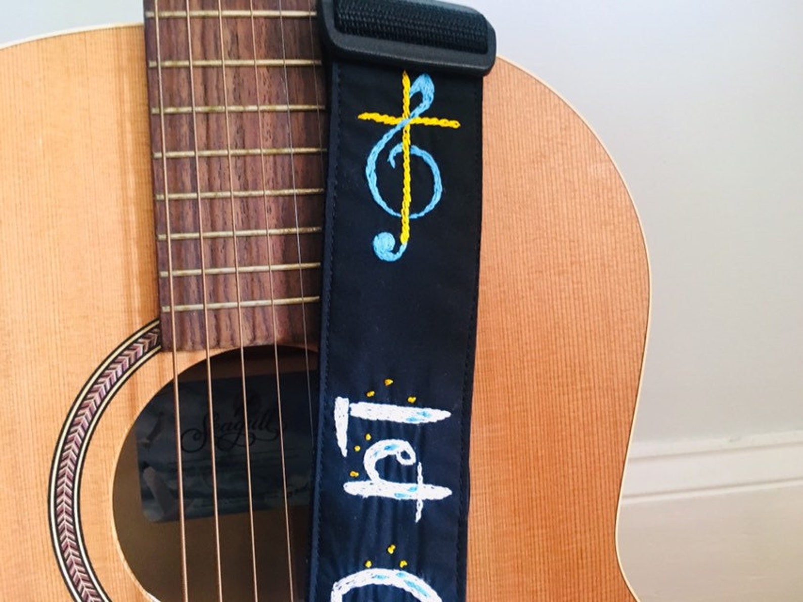 Custom Christian Guitar Strap/ Personalized and Hand Etsy