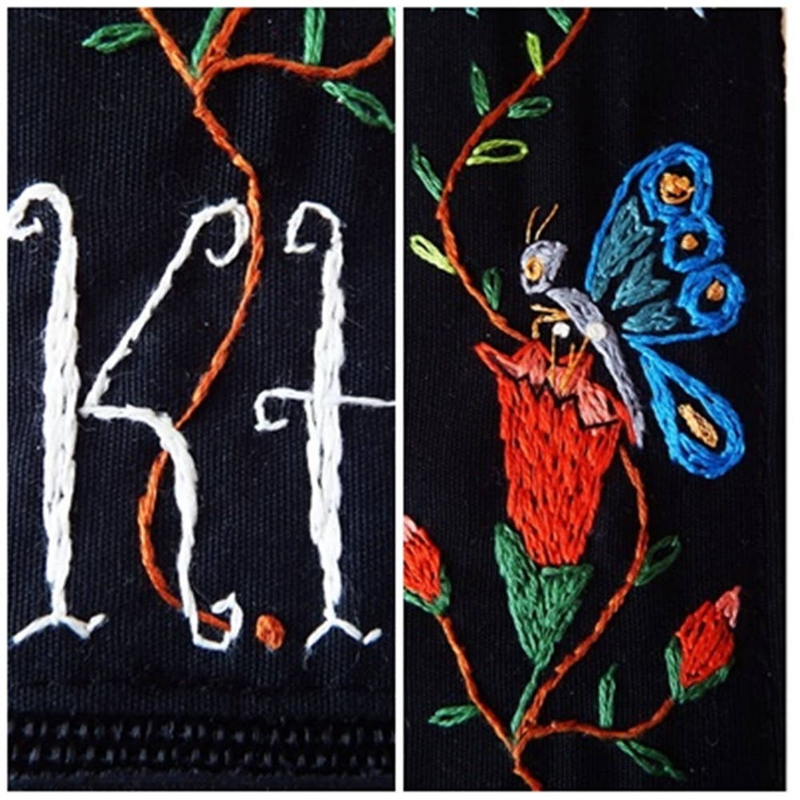 Custom Gibson Hummingbird Guitar Strap/ Hand Embroidered Etsy