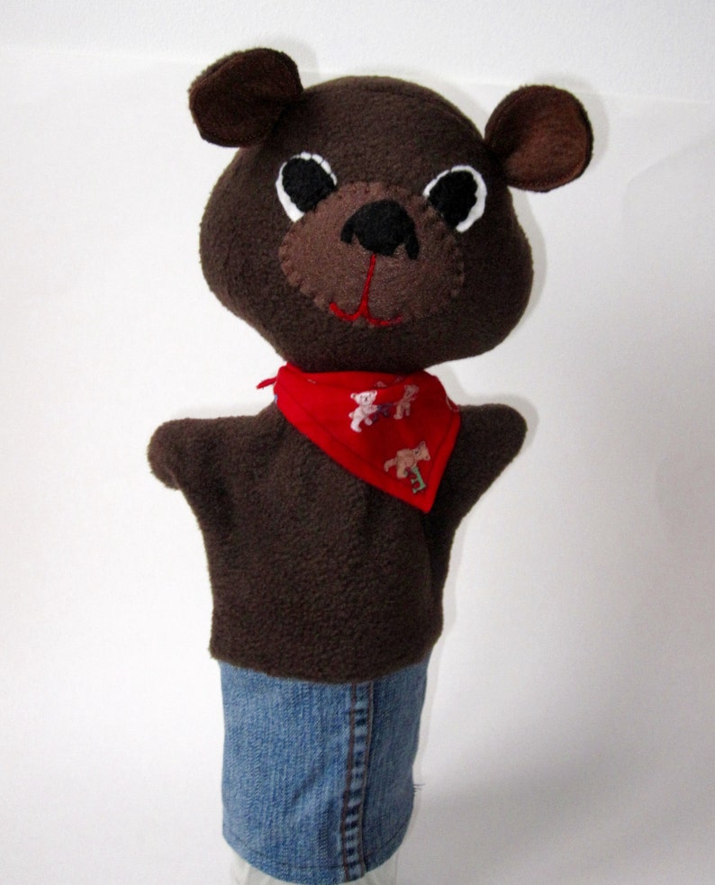 Hand Puppet Set Goldilocks and the Three Bears Hand Etsy