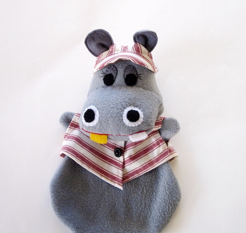 Pair of Hippos Puppets Custom Hand Puppet Set From Story Etsy