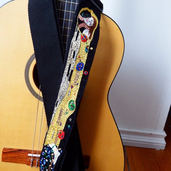 Kiss Guitar Strap Etsy