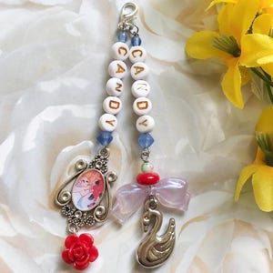 Candy Candy Bag Charm: Anime Manga 90s Retro Accessory