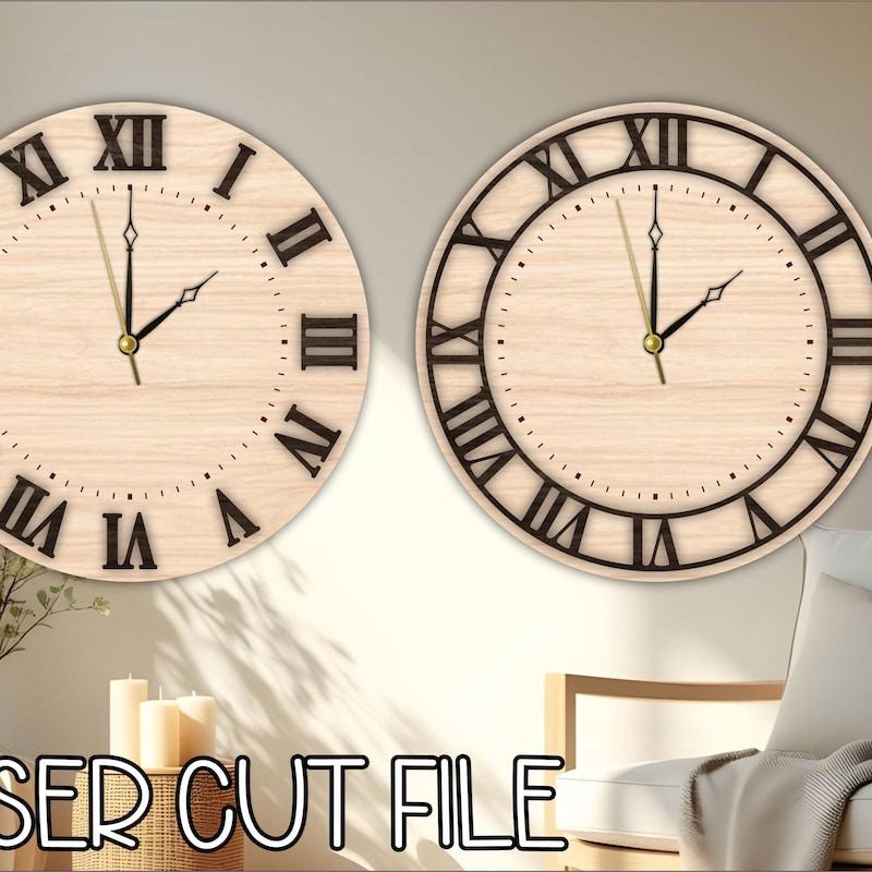 Square Clock Pattern - Etsy