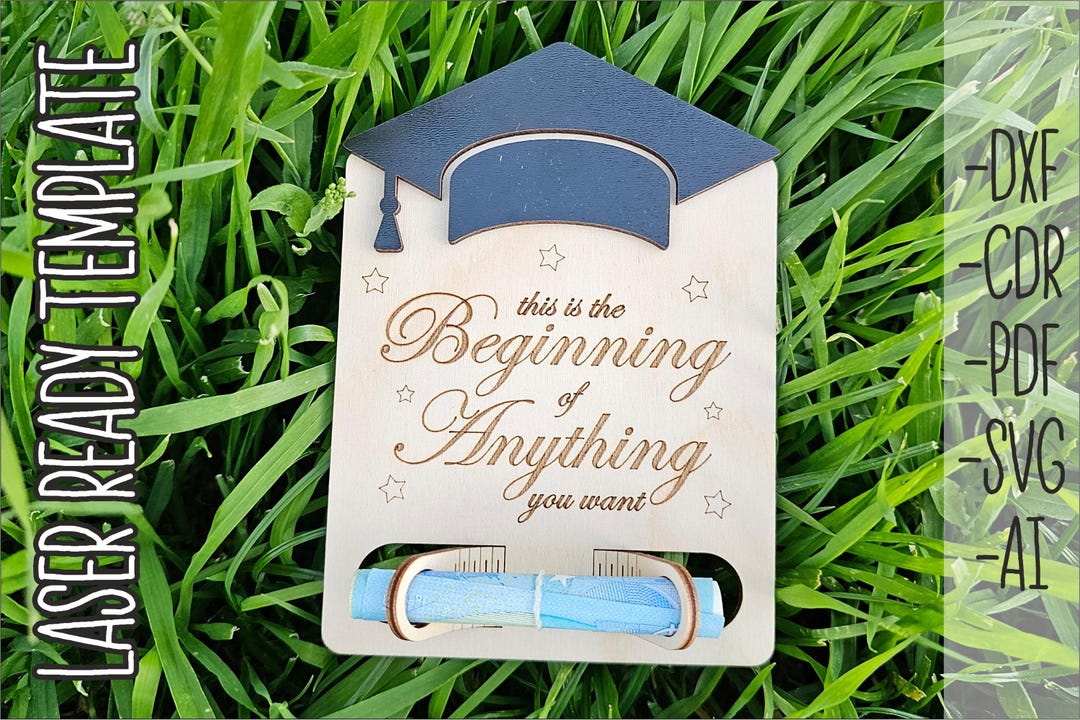 Graduation Money Holder SVG Laser Cut File | Gift Card Holder ...