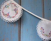 Vintage Linen Bunting