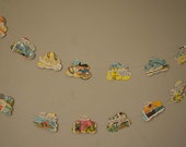 Vintage Paper Cloud Garland