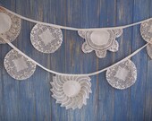 Vintage Doily Bunting