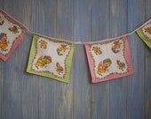 Vintage Linen Bunting