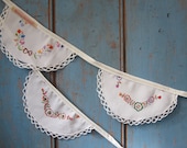 Vintage Linen Bunting